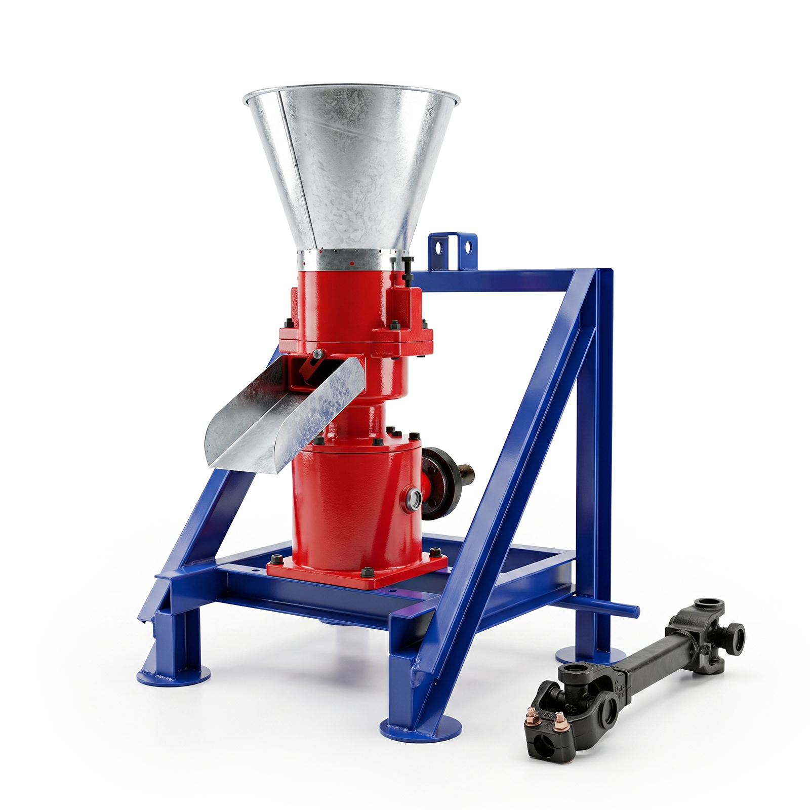 Granulator de furaje MS-140S acționat prin priza de putere a tractorului