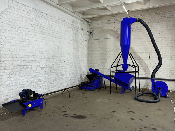 Linie pentru producerea de brichete din deseuri  PBE 200 DT