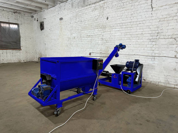 Linie pentru producerea brichete din deseuri PBE 200 S