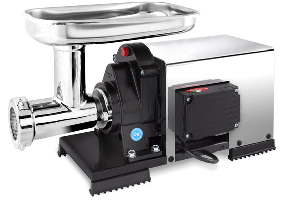 Masina de Tocat Carne Electrica Nr.12, 600W, 50-90kg/h, Inox (MODEL 9512NSP)