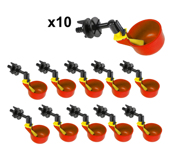 Adapatoare pasari automata- recipient patrat SET 10buc
