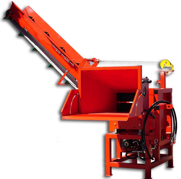 Tocator de crengi pentru tractor TN-200TK4 PRO cu banda transportoare de 4m