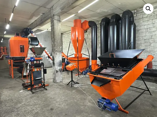 Linie de producere peleti LGSK 500 cu sistem de ambalare