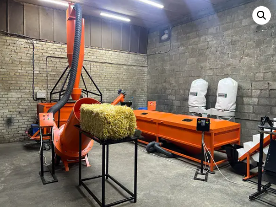 Linie de granulare a paielor LGS 200 cu ambalaj
