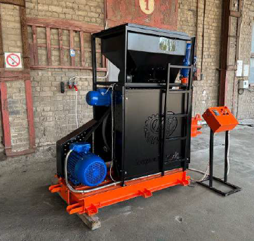 Presa de brichete mecanica cu impact