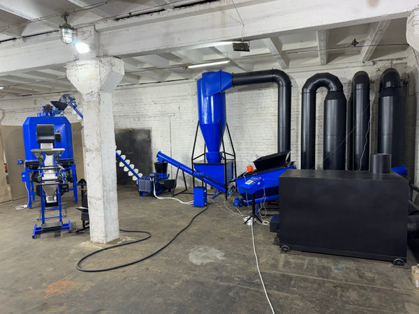 Linie de producere peleti LGSK 500 cu sistem de ambalare